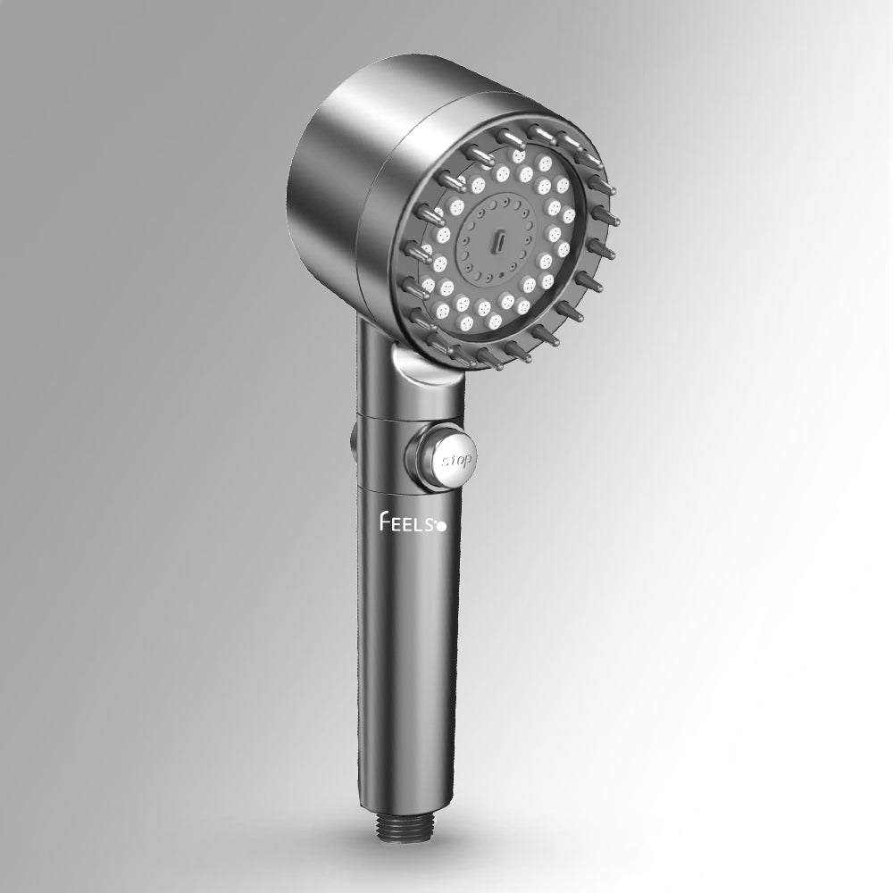 New Upgrade FEELSO DY5 Massage Handheld Filter Showerhead